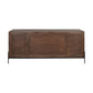 72" Brown Solid Wood Six Drawer Sideboard with Two Doors