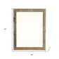 24" x 30" Gray Solid Wood Hanging Picture Frame