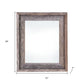 22" x 28" Gray Solid Wood Hanging Picture Frame