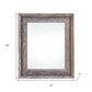 22" x 28" Gray Solid Wood Hanging Picture Frame