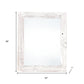 24" x 36" White Solid Wood Hanging Picture Frame