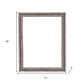 18" x 24" Gray Solid Wood Hanging Picture Frame