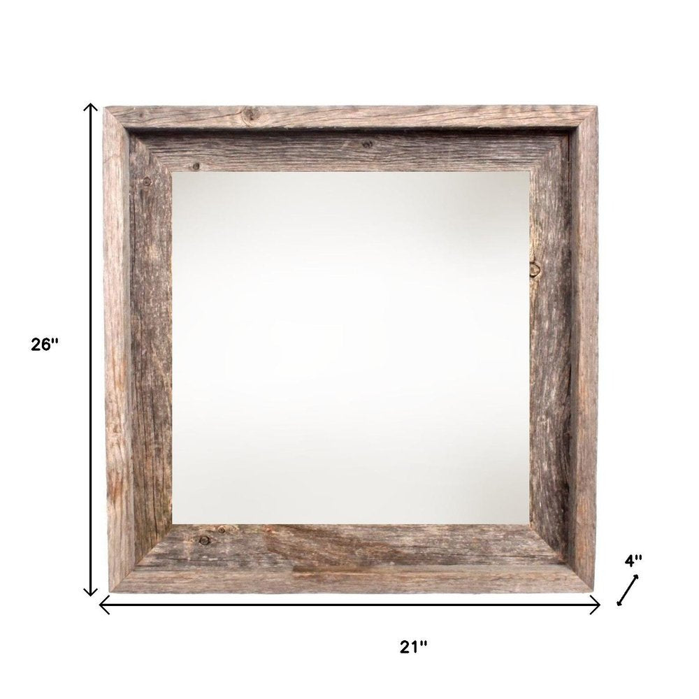 12" x 12" Gray Solid Wood Tabletop Picture Frame