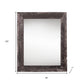 16" x 20" Black Solid Wood Hanging Picture Frame