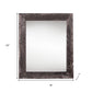 16" x 20" Black Solid Wood Hanging Picture Frame