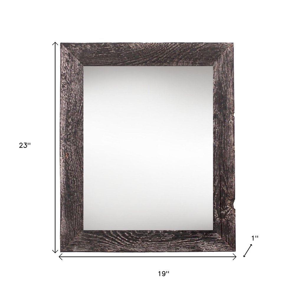 16" x 20" Black Solid Wood Hanging Picture Frame