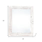 16" x 20" White Solid Wood Hanging Picture Frame