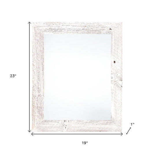 16" x 20" White Solid Wood Hanging Picture Frame