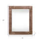 16" x 20" Espresso Solid Wood Hanging Picture Frame
