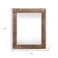 16" x 20" Espresso Solid Wood Hanging Picture Frame