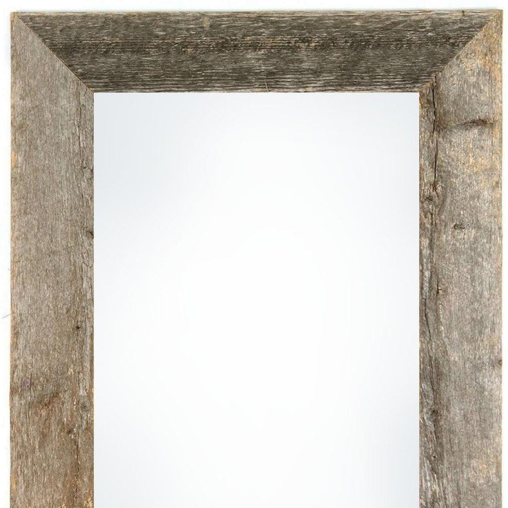 14" x 18" Gray Solid Wood Hanging Picture Frame