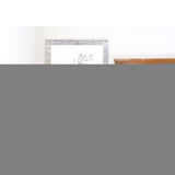 13" x 19" White Solid Wood Hanging Picture Frame
