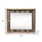 11" x 14" Gray Solid Wood Hanging Picture Frame