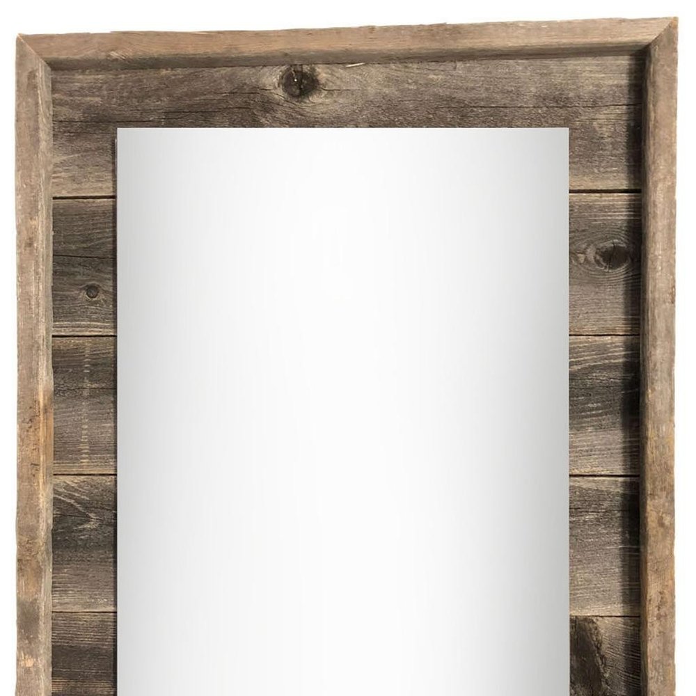 11" x 14" Gray Solid Wood Hanging Picture Frame