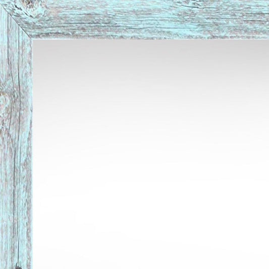 11" x 17" Blue Solid Wood Hanging Picture Frame