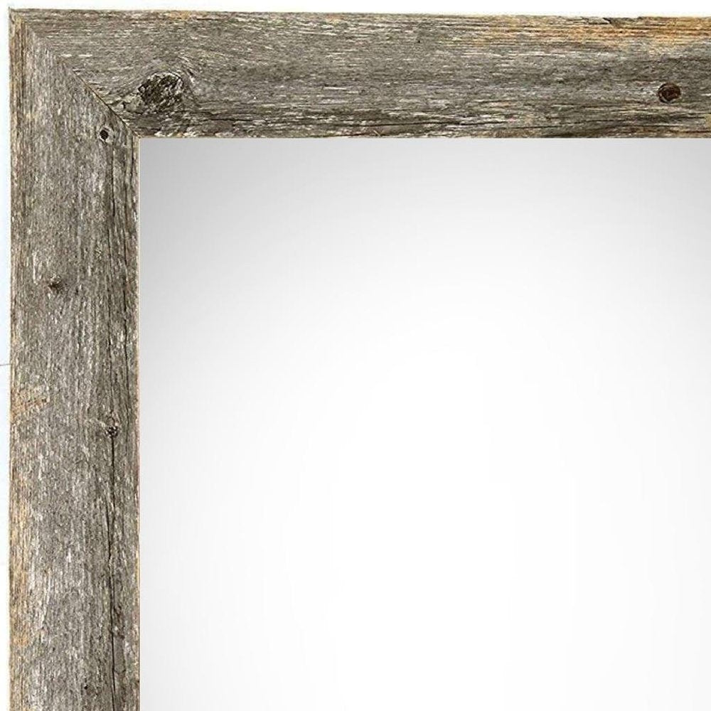 11" x 17" Gray Solid Wood Hanging Picture Frame