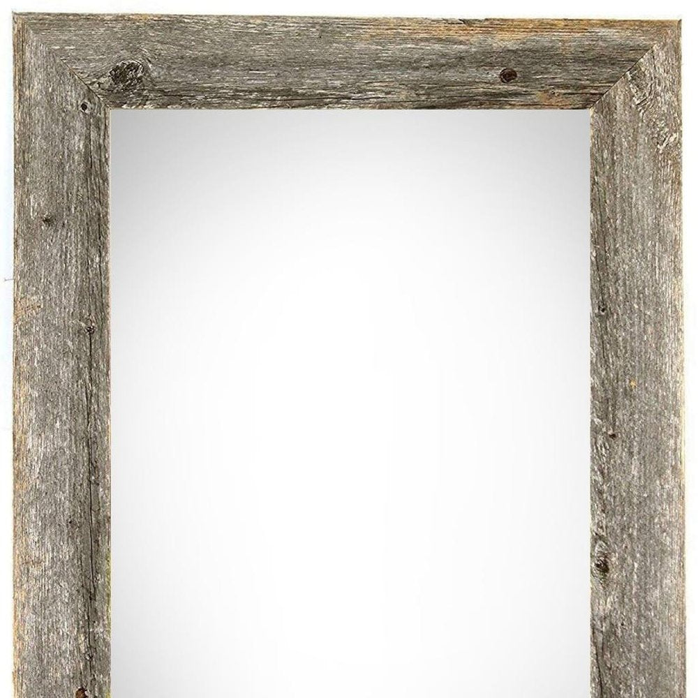 11" x 17" Gray Solid Wood Hanging Picture Frame