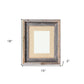 11" x 14" Brown Solid Wood Hanging Picture Frame