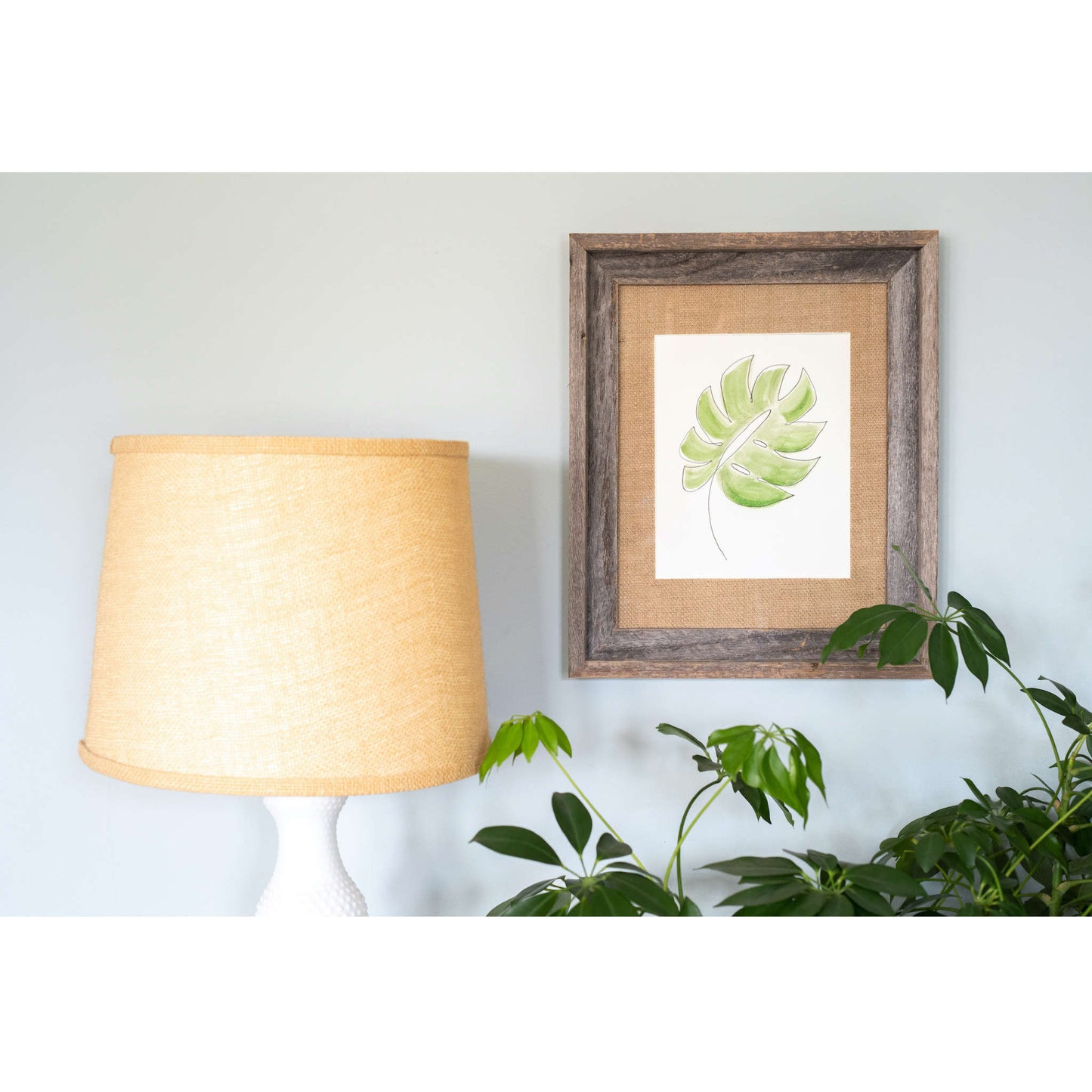 11" x 14" Brown Solid Wood Hanging Picture Frame