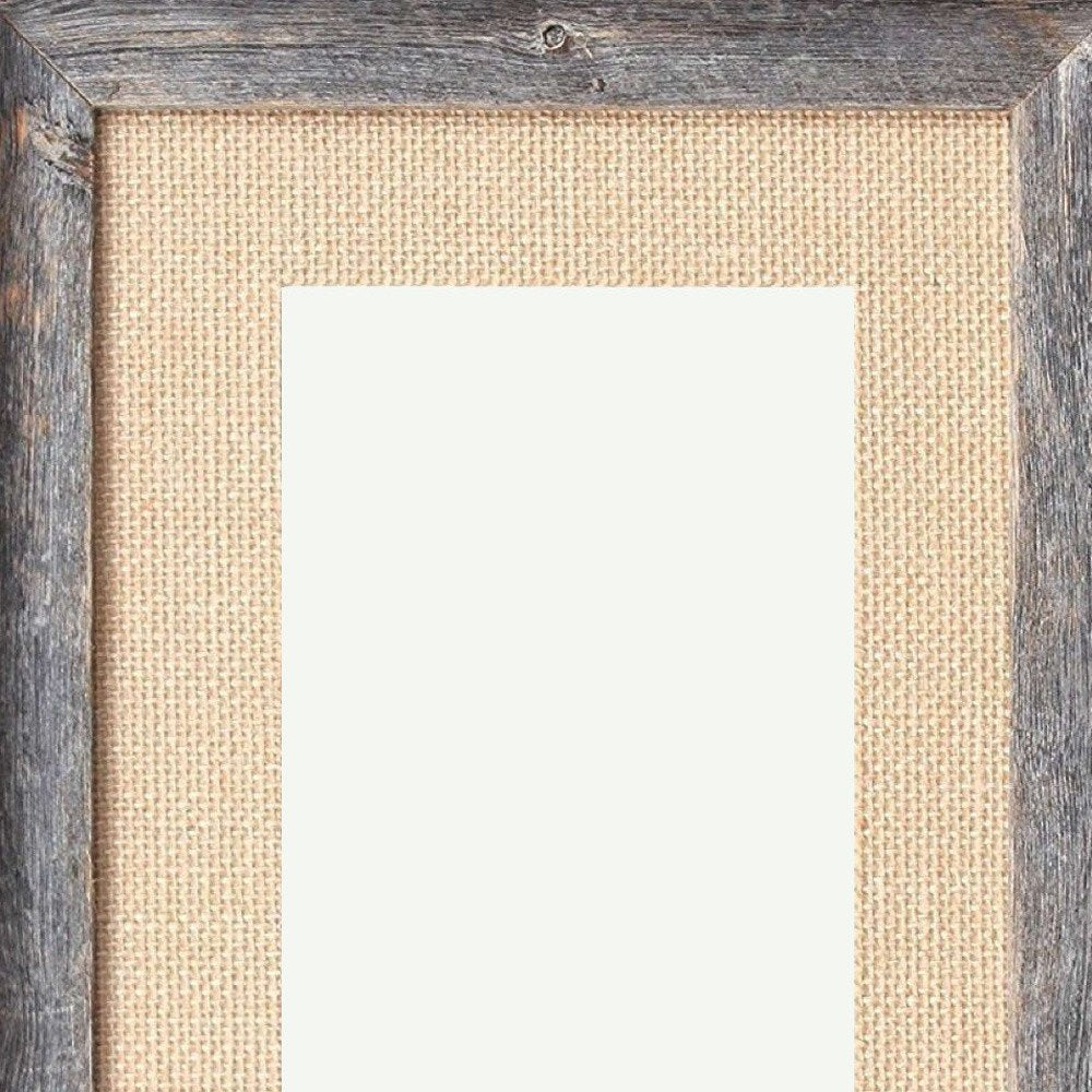 11" x 14" Brown Solid Wood Hanging Picture Frame