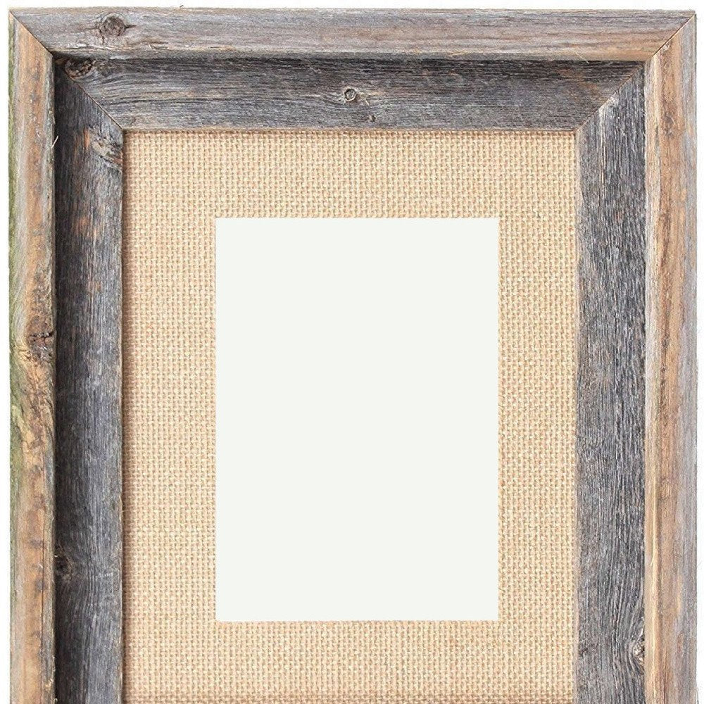 11" x 14" Brown Solid Wood Hanging Picture Frame