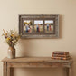 5" x 7" Gray Solid Wood Hanging Picture Frame with Mat
