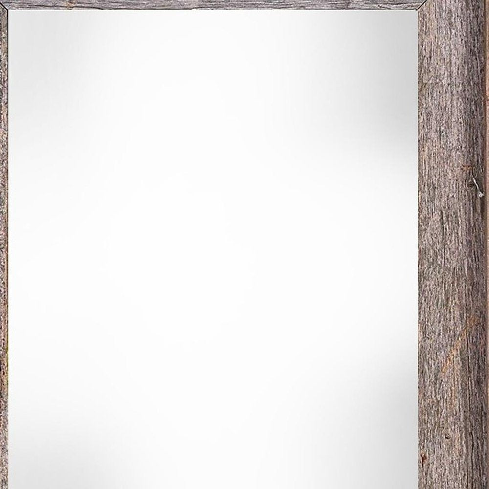 11" x 17" Gray Solid Wood Hanging Picture Frame