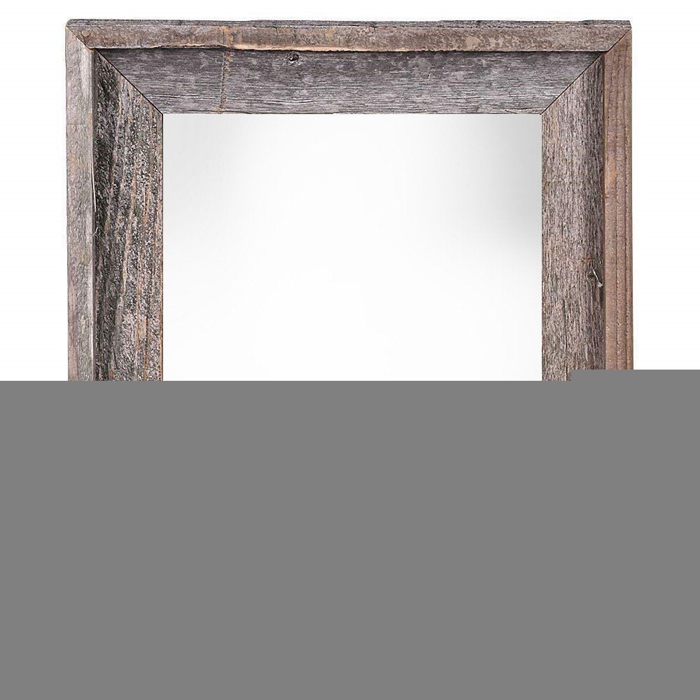 11" x 17" Gray Solid Wood Hanging Picture Frame