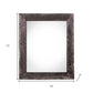11" x 14" Black Solid Wood Hanging Picture Frame