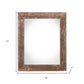 11" x 14" Espresso Solid Wood Hanging Picture Frame