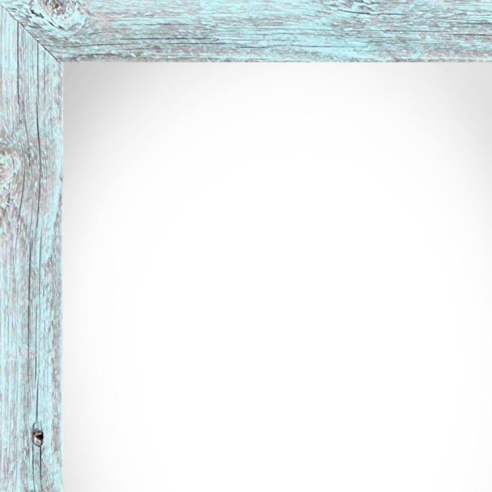 11" x 14" Blue Solid Wood Hanging Picture Frame