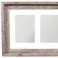 5" x 7" Natural Distressed Reclaimed Wood Hanging Picture Frame with Mat