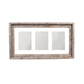 5" x 7" Natural Distressed Reclaimed Wood Hanging Picture Frame with Mat