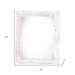 8.5" x 11" White Solid Wood Hanging Picture Frame