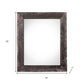 8" x 10" Black Solid Wood Tabletop Picture Frame