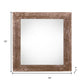 8" x 8" Espresso Solid Wood Tabletop Picture Frame
