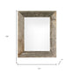 11" x 14" Gray Solid Wood Hanging Picture Frame
