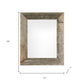 11" x 14" Gray Solid Wood Hanging Picture Frame