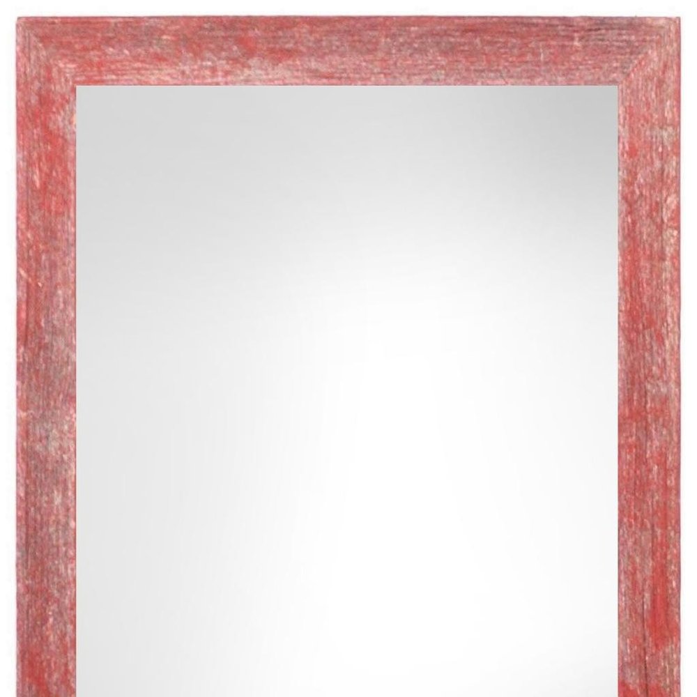 11" x 14" Red Solid Wood Hanging Picture Frame