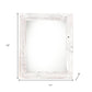 8" x 8" White Solid Wood Tabletop Picture Frame