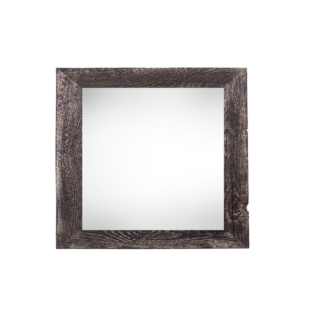 8" x 8" Black Solid Wood Tabletop Picture Frame