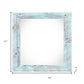 8" x 8" Blue Solid Wood Tabletop Picture Frame