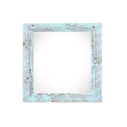 8" x 8" Blue Solid Wood Tabletop Picture Frame