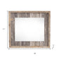 5" x 7" Gray Solid Wood Tabletop Picture Frame