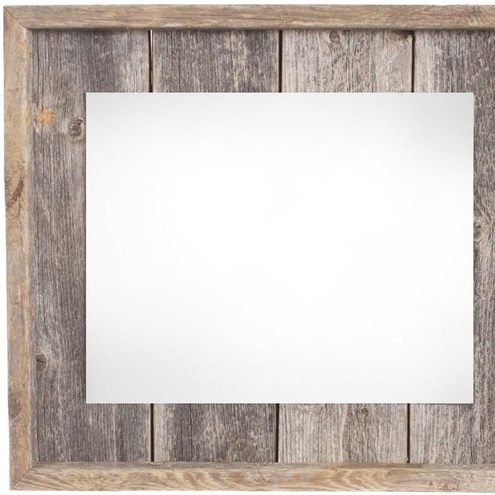 5" x 7" Gray Solid Wood Tabletop Picture Frame