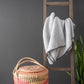 5 Step Rustic Espresso Gray Wood Ladder Shelf