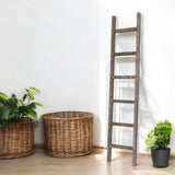 73" X 15" Espresso Wood Hanging Dimensional Sculpture