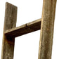 60" X 13" Gray Wood Hanging Dimensional Sculpture