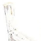 4 Step Rustic White Wood Ladder Shelf