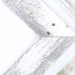 Set of Three White Wood Novelty Hanging Dimensional Sculpture
